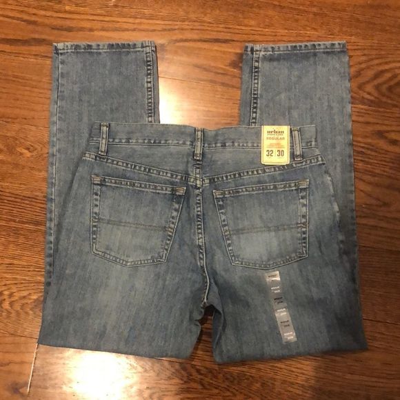 URBAN PIPELINE Mens Regular Fit Straight Leg Jeans 32 x 30 - Picture 5 of 8